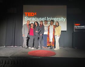 Thanks for coming to my TEDx talk: SU hosts 7 speakers discussing a variety of topics