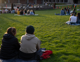 Gallery: Students vibe to live music at SUNY-ESF's Earth Day-themed Quadstock