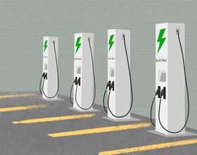 Electric vehicle charging stations are integral to SU's climate commitments