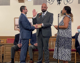 Syracuse Common Council swears in 1st LGBTQ+ District Councilor Jimmy Monto