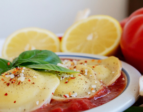 Wrap up World Pasta Month with this tasty take on ravioli