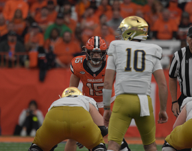 Observations from SU’s 41-24 loss to Notre Dame: Del Rio-Wilson comes in for Shrader, bad rush defense