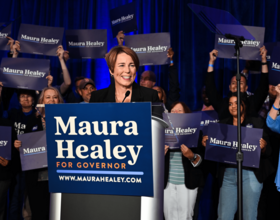 Maura Healey marks history as the 1st openly lesbian governor elected