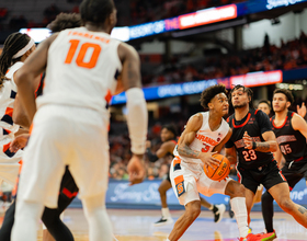 Observations from SU’s win over Northeastern: Mintz mayhem, Girard from deep