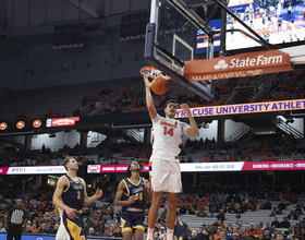 Jesse Edwards’ season-high 22 points allows SU to pull off 62-61 win over Notre Dame