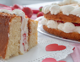 Sweeten your Valentine’s Day with a slice of (or an entire) strawberry shortcake