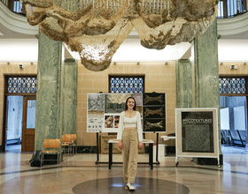 Shroom with a view: Architecture senior builds model with mushrooms