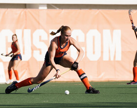 Eefke van den Nieuwenhof learned how to take penalty corners from her mom