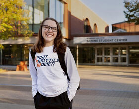 Alison Gilmore embodies SU’s Remembrance slogan 'Look Back, Act Forward'