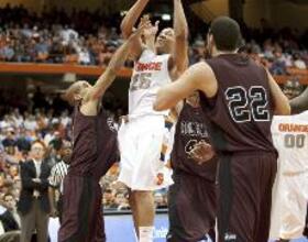 Getting the point: Freshman Triche learning ropes as SU lead guard