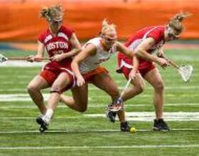 Women's lacrosse rebounds from Virginia loss with 9-goal win over BU