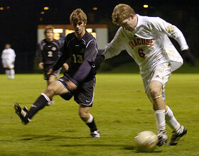 Goalie Rabazzi never saw his chance at Syracuse