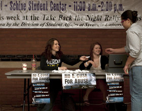 SU community speaks out against sexual assault in Take Back the Night rally