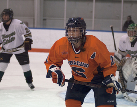 Crashing net for rebounds has become Orange ice hockey's bread and butter