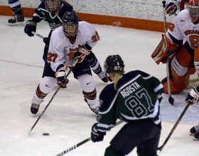 IHOC :  SU fails to hold early lead, falls in conference championship to rival Mercyhurst