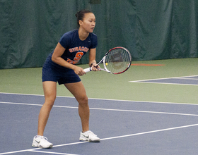 TENNIS : Jensen takes team outdoors to prepare for weekend matches