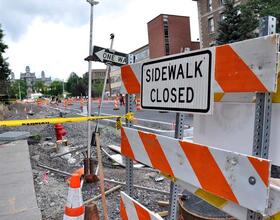 Connective Corridor : Roadwork on campus continues