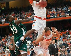 MBB : RUN FOR COVER: Fast-break offense leads Orange past Manhattan in blowout win