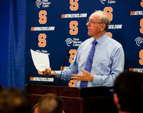 MBB : PRESS GAMES: Boeheim berated in 1st press conference since Fine's firing