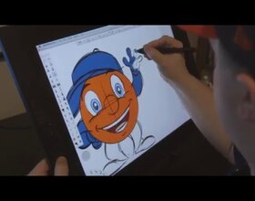 Video: Watch illustrator Michael Borkowski draw Otto the Orange