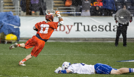 PUNCHING BACK: Donahue&#8217;s last-second goal pushes Syracuse past Duke, into ACC tournament final