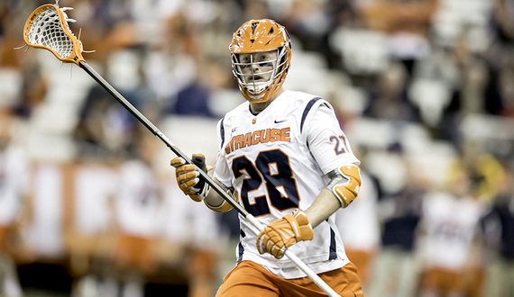 Peter Macartney excels as long-stick midfielder for Syracuse after forgoing fall practice to travel