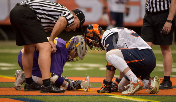 Ben Williams dominates at X, paves way for No. 2 Syracuse&#8217;s 17-12 win over No. 9 Albany