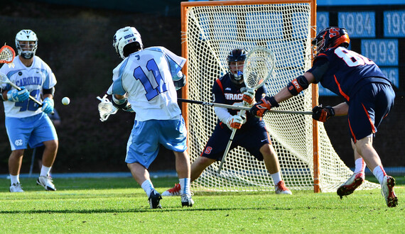 Backup goalie Warren Hill replaces starter Bobby Wardwell at half, has mixed performance in loss to UNC