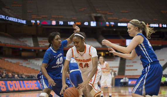 Former SU basketball C Amber Witherspoon switches to SU volleyball; Van Dyke&#8217;s career ends with medical disqualification