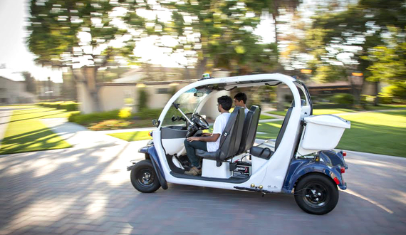 Silicon Valley start-up tests driverless shuttles at Santa Clara University