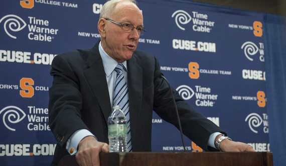 Video: Syracuse&#8217;s Jim Boeheim addresses media to discuss NCAA report, retirement announcement