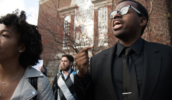 Gallery: Syracuse University students rally in solidarity with University of Missouri protesters