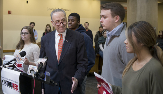 Sen. Chuck Schumer visits Syracuse University to discuss college affordability