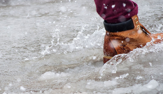 Gallery: Students battle bad weather at Syracuse University