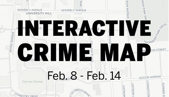 Interactive Crime Map: Feb. 8 &#8211; Feb. 14