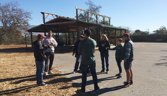 Santa Clara University students participate in tiny house building competition