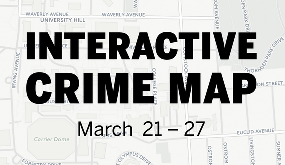 Interactive Crime Map: March 21-27