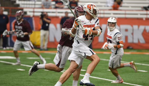 Syracuse men&#8217;s lacrosse extends win streak to 5 games in 18-3 victory over Colgate