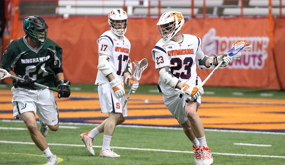 Syracuse men’s lacrosse’s offense is rounding into form at just the right time