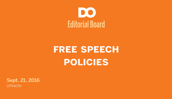 SU should clarify, strengthen its speech policies