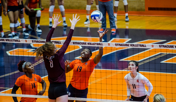 Santita Ebangwese bounces back from mono to Syracuse volleyball’s front line