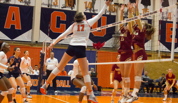 Anastasiya Gorelina and Mackenzie Weaver lead Syracuse to four-set win against Boston College