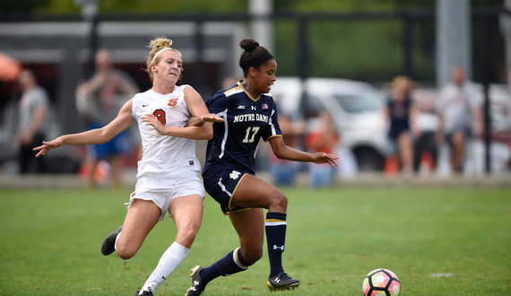 No. 20 Notre Dame frustrates Syracuse in 1-1 draw