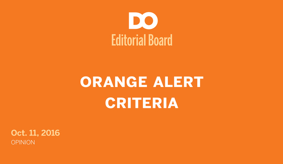 Orange Alert system warrants reevaluation