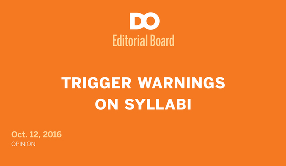 Syllabus trigger warnings would benefit students, professors