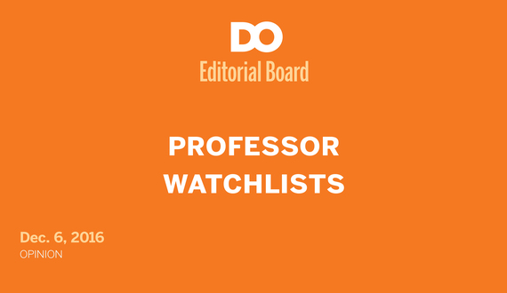 Professor Watchlist is an attack on academic freedom