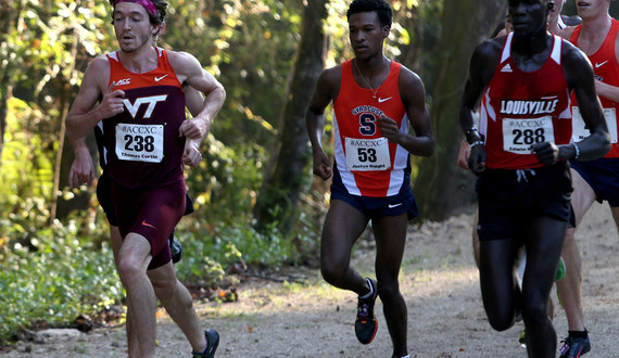 Justyn Knight named ACC cross country male runner of year; Chris Fox named coach of year