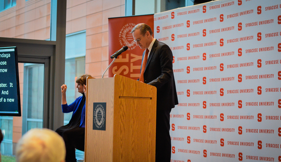 Chancellor Kent Syverud asks University Senate to examine impact of Trump&#8217;s proposed immigration policies at SU