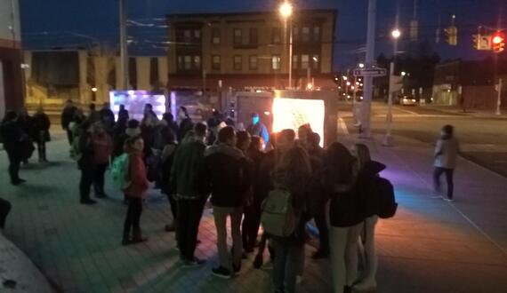 Community gathers at Syracuse Stage/SU Drama Complex for nationwide Ghostlight Project