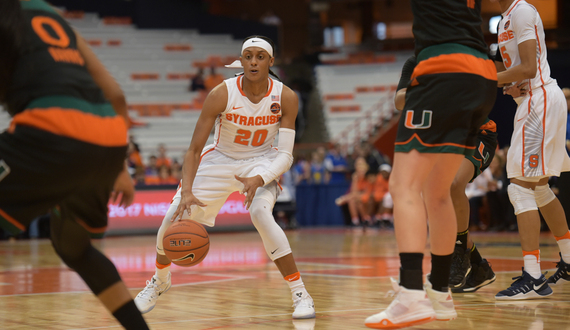 Gallery: Syracuse women&#8217;s basketball rolls over No. 14 Miami, 81-48